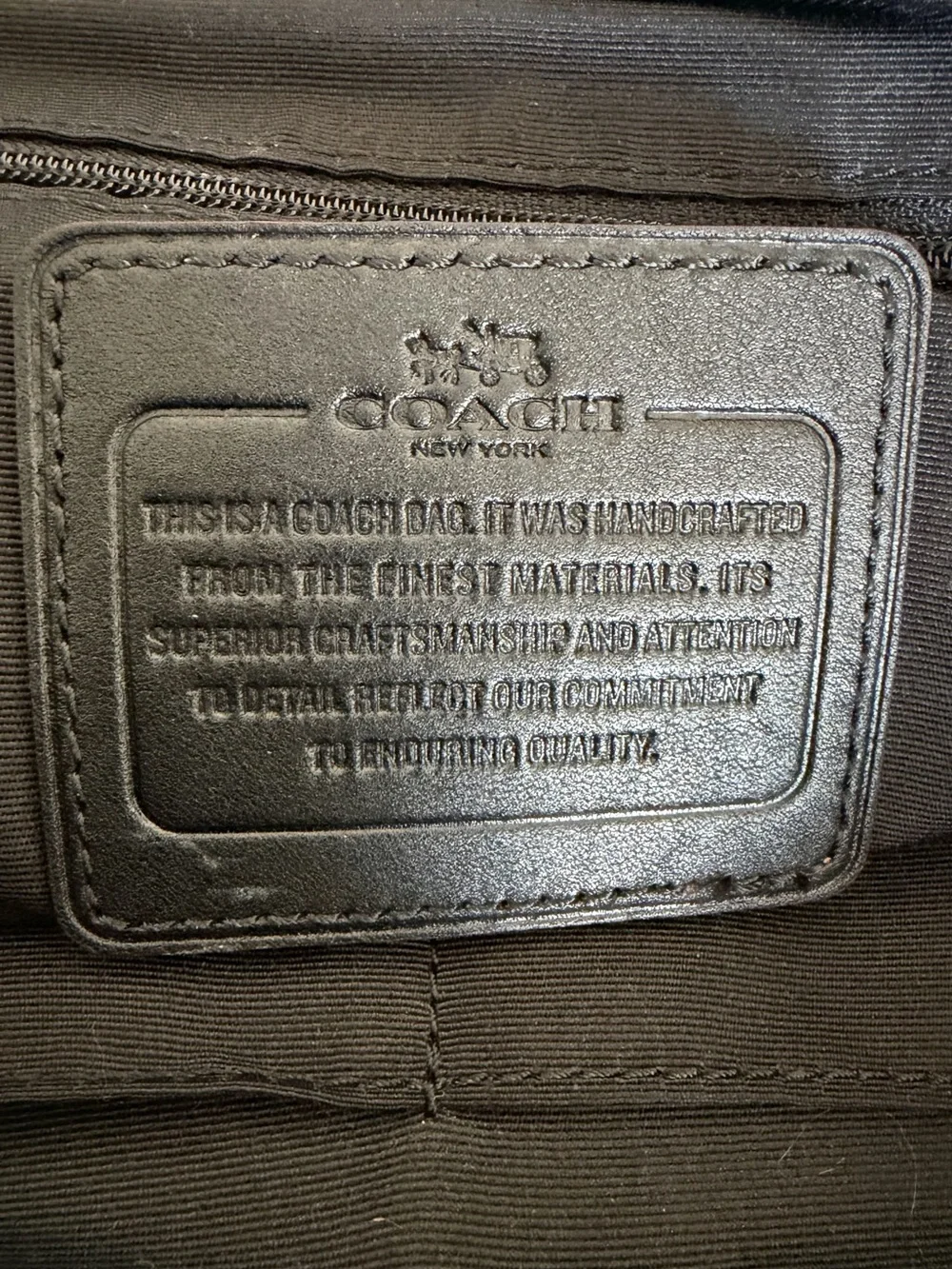 Coach F36625 Signature Gray Black Satchel Crossbody Shoulder Bag